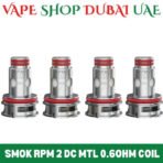 Best Smok RPM 2 DC MTL 0.6ohm Coil (5 Pack) Price In Dubai