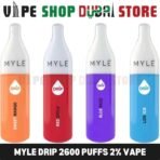 Best MYLE Drip 2600 Puffs 2% Disposable Vape Shop in Dubai