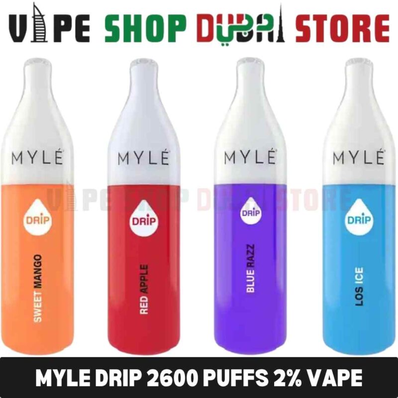 Best MYLE Drip 2600 Puffs 2% Disposable Vape Shop in Dubai