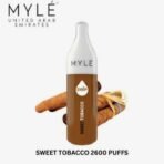 MYLE Drip 2600 Puffs 2% Disposable Vape Shop in Dubai Sweet Tobacco