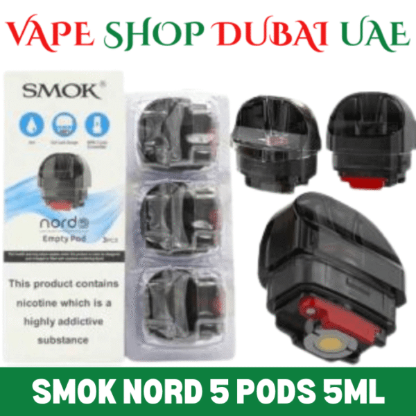 SMOK Nord 5 Pods 5ml Empty Pods for 80W Price in Dubai