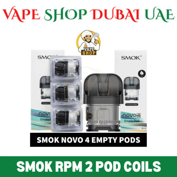SMOK Novo 4 Empty Pods 2ml Pod Cartridge Price in Dubai