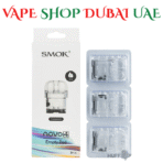 SMOK Novo 4 Empty Pods 2ml Pod Cartridge Price in Dubai Transparent