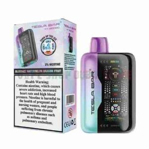 TESLA-Bar-XT-30000-Puffs-20MG-Disposable-Vape-Price-in-Dubai-Bluerazz-Watermelon-Dragon-Fruit