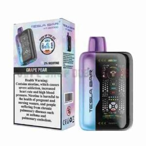 TESLA-Bar-XT-30000-Puffs-20MG-Disposable-Vape-Price-in-Dubai-Grape-Pear