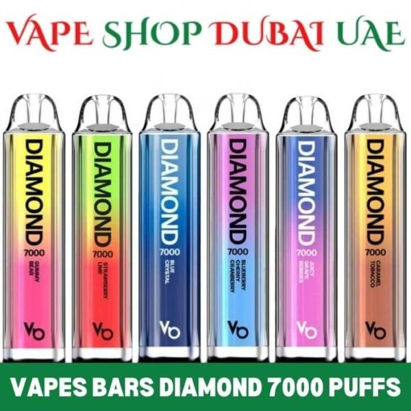 VAPES BARS Diamond 7000 Puffs Disposable Vape Price in Dubai