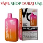 VAPES BARS Found Mary Disposable 5800 Puffs Price in Dubai Cherry Cola Ice