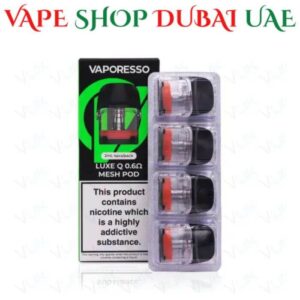 VAPORESSO Luxe Q Replacement Pod Cartridge Price In Dubai 0.6Ω