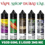 Vgod 60ml E Liquid 3mg E Juice Price in Dubai