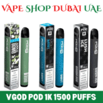 Vgod Pod 1k 1500 Puffs Disposable Vape In UAE Price In Dubai