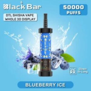 BLACK BAR 50000 Puffs DTL Disposable Vape in UAE Dubai Blueberry Ice