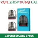 Best VAPORESSO ZERO 2 PODS CARTRIDGE Price In Dubai Mesh 1.0 ohm