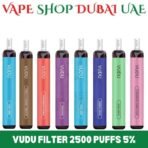 Best VUDU Filter 2500 Puffs 5% Disposable 50mg In Dubai