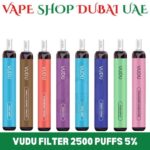 Best VUDU Filter 2500 Puffs 5% Disposable 50mg In Dubai