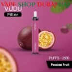 Best VUDU Filter 2500 Puffs 5% Disposable 50mg In Dubai Passion Fruit