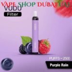 Best VUDU Filter 2500 Puffs 5% Disposable 50mg In Dubai Purple Rain