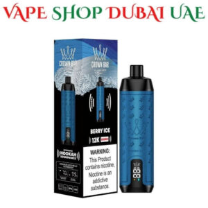 Crown Bar AL FAKHER 12000 Puffs 50MG Disposable Vape In Dubai Berry Ice