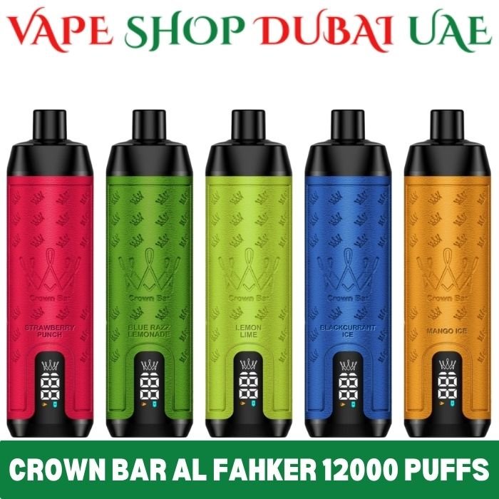 Crown Bar AL FAKHER 12000 Puffs 50MG Disposable Vape In Dubai