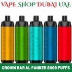 Crown bar al fakher 8000 puffs 0.5MG Nicotine In Dubai