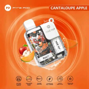 PYNE POD Boost 8500 Puffs 5% Nicotine Disposable Vape Cantaloupe Apple