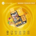 PYNE POD Boost 8500 Puffs 5% Nicotine Disposable Vape Mango Passion Fruit