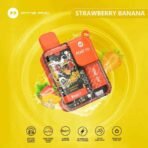 PYNE POD Boost 8500 Puffs 5% Nicotine Disposable Vape Strawberry Banana