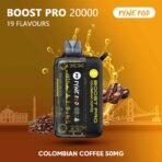 PYNE POD Boost Pro 20000 Puffs 50MG Disposable Vape Colombian Coffee
