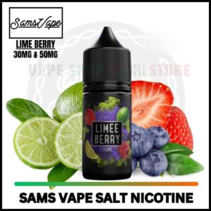 SAM VAPE Salt Nicotine 30ml E-Liquid 30mg & 50mg Vape Lime Berry