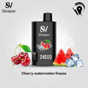 SILVAPER 24000 Puffs 20MG Nicotine Disposable Vape Cherry Watermelon Freeze