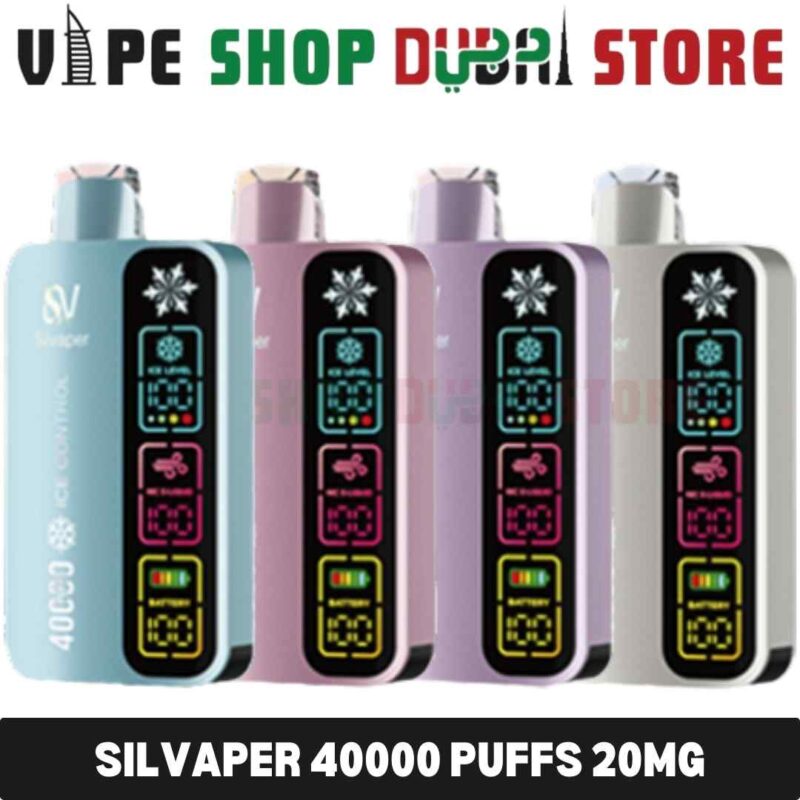 SILVAPER 40000 Puffs 20MG 4 Mode Adjustable Ice Disposable Vape