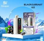 SILVAPER 40000 Puffs 20MG 4 Mode Adjustable Ice Disposable Vape Black Currant Ice