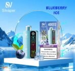 SILVAPER 40000 Puffs 20MG 4 Mode Adjustable Ice Disposable Vape Blueberry Ice