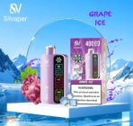SILVAPER 40000 Puffs 20MG 4 Mode Adjustable Ice Disposable Vape Grape Ice