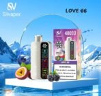 SILVAPER 40000 Puffs 20MG 4 Mode Adjustable Ice Disposable Vape Love 66
