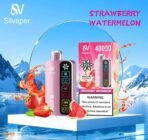SILVAPER 40000 Puffs 20MG 4 Mode Adjustable Ice Disposable Vape Strawberry Watermelon