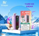 SILVAPER 40000 Puffs 20MG 4 Mode Adjustable Ice Disposable Vape Taro Ice Cream
