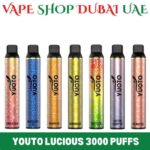 Youto Lucious 3000 puffs Disposable Vape in UAE Dubai