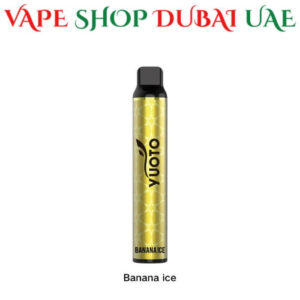 Youto Lucious 3000 puffs Disposable Vape in UAE Dubai Banana Ice