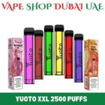 Yuoto XXL Disposable Vape 2500 Puffs in UAE Dubai