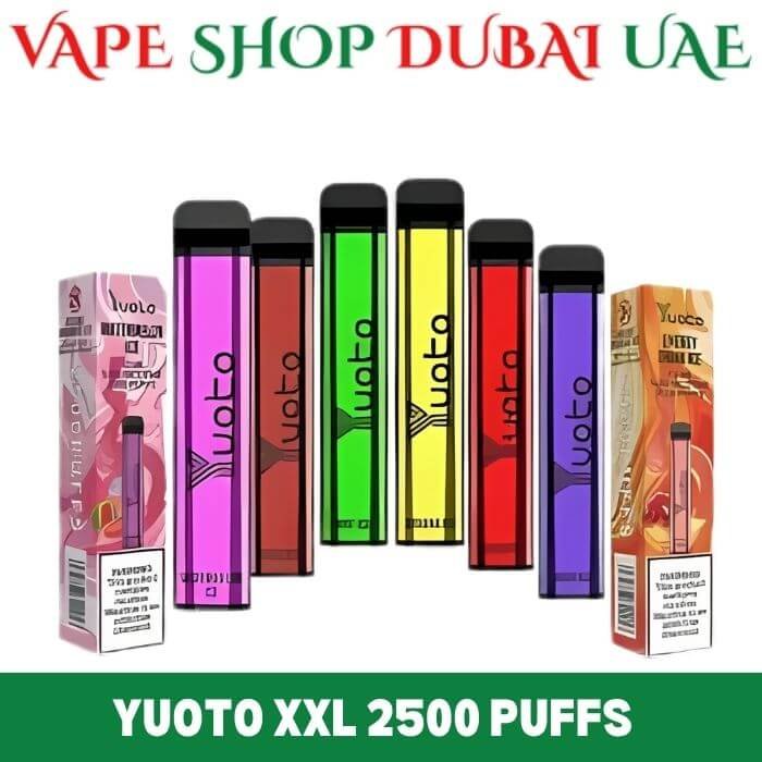 Yuoto XXL Disposable Vape 2500 Puffs in UAE Dubai