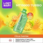 Best LOST MARY MT15000 Puffs 50MG Vape in Dubai Citrus Sunrise