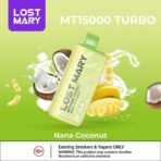 Best LOST MARY MT15000 Puffs 50MG Vape in Dubai Nana Coconut