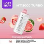 Best LOST MARY MT15000 Puffs 50MG Vape in Dubai Strawmelon Peach