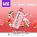 Best LOST MARY MT15000 Puffs 50MG Vape in Dubai Watermelon Ice