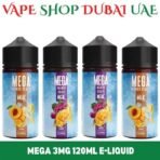 Best MEGA 120ml 3mg E-liquid In Dubai