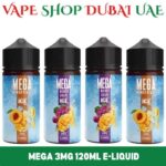 Best MEGA 120ml 3mg E-liquid In Dubai
