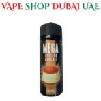 Best MEGA 120ml 3mg E-liquid In Dubai Custard caramel