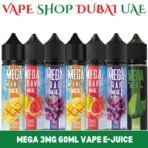 Best MEGA 3MG 60ML Bottle Liquid Freebase in Dubai