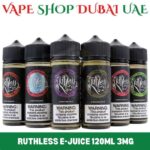 Best Ruthless E-juice 100ML 3mg Price in Dubai