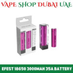 EFEST 18650 3000mAh 35A Battery in Dubai